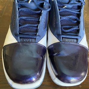 Air Jordan 16 XVI White / Navy Sz 14